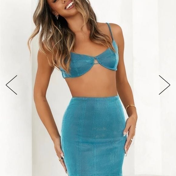 Blue Bralette
