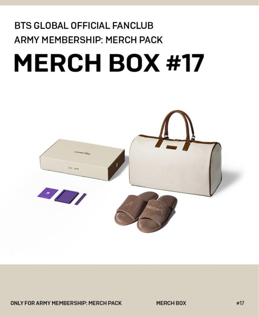 BTS ARMY MERCH BOX #17 TaeTae V