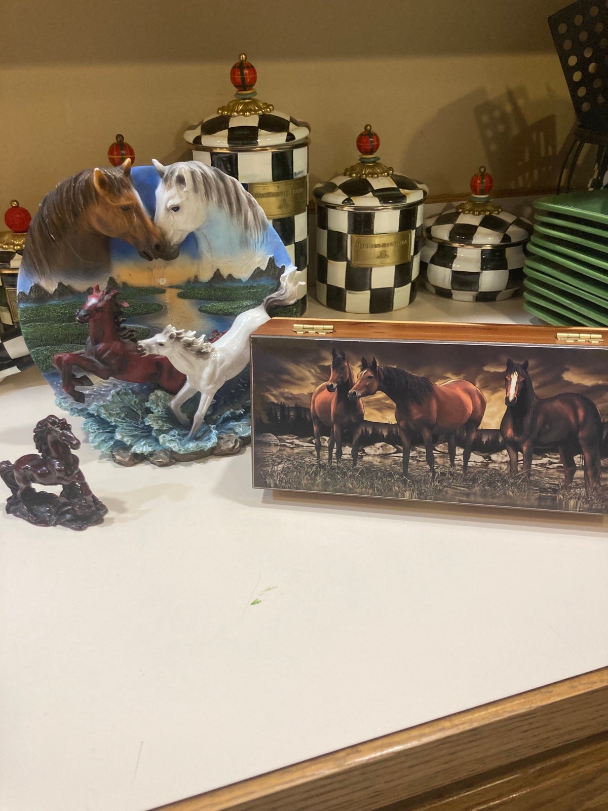 Vintage 3 wonderful horse pieces