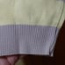 Ted Baker London Yellow & Gray Striped Crewneck Sweater Medium
