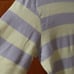 Ted Baker London Yellow & Gray Striped Crewneck Sweater Medium