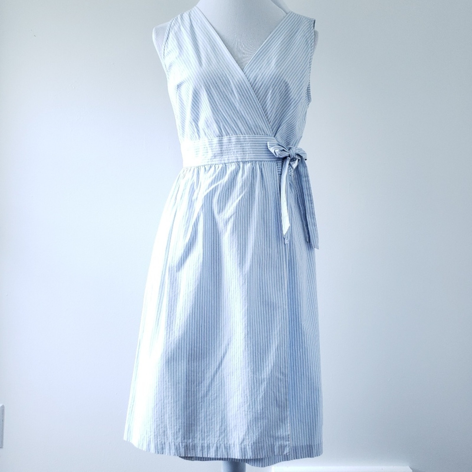 Helen Wang NY Pinstripe Summer Dress 6