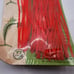 Vintage NOS SEVENSTRAND Psychotails Squid Trolling Fishing Lure Red Pink PST3CO
