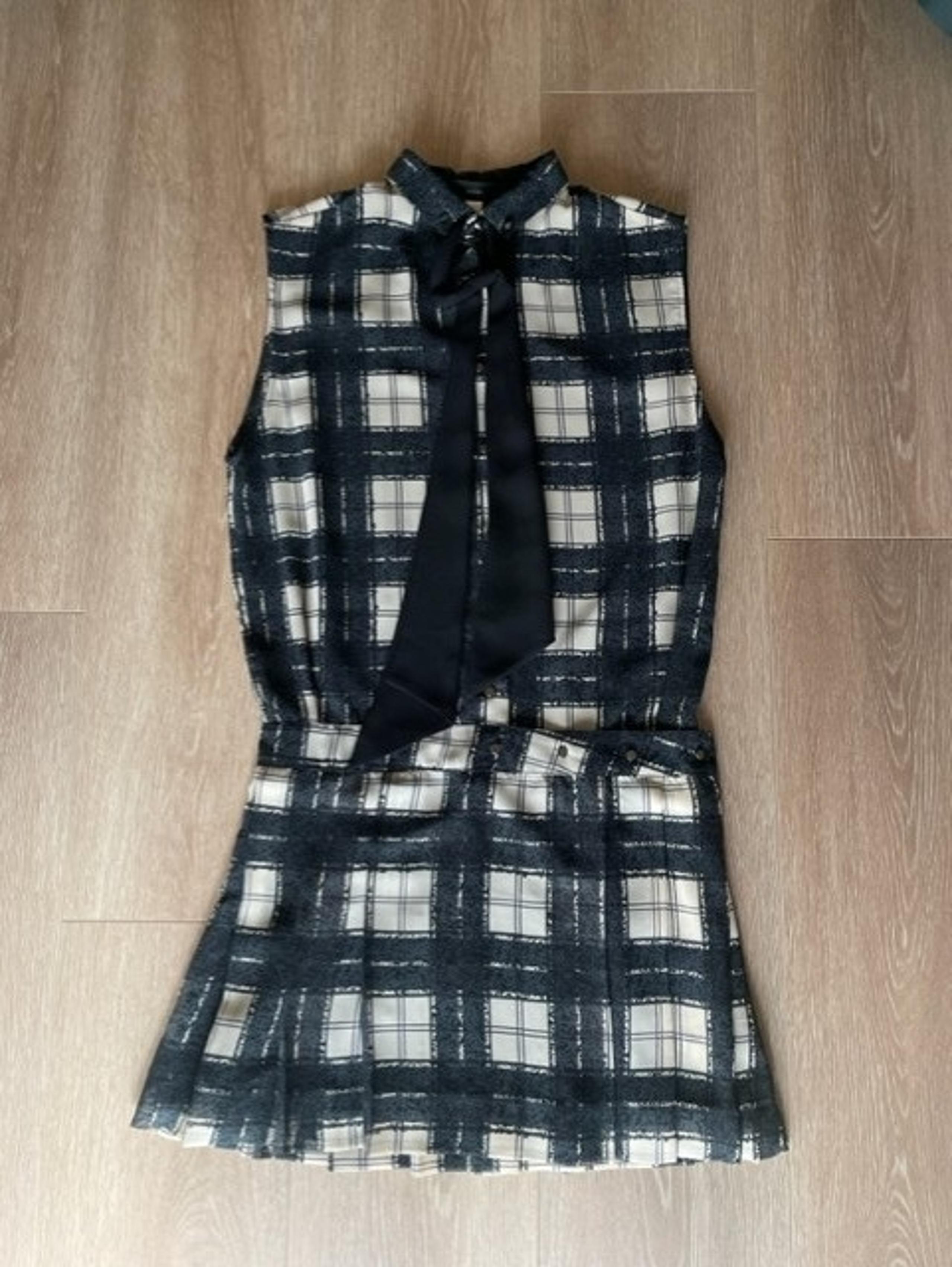 DIESEL SLEEVELES MINI DRESS WITH BOWTIE