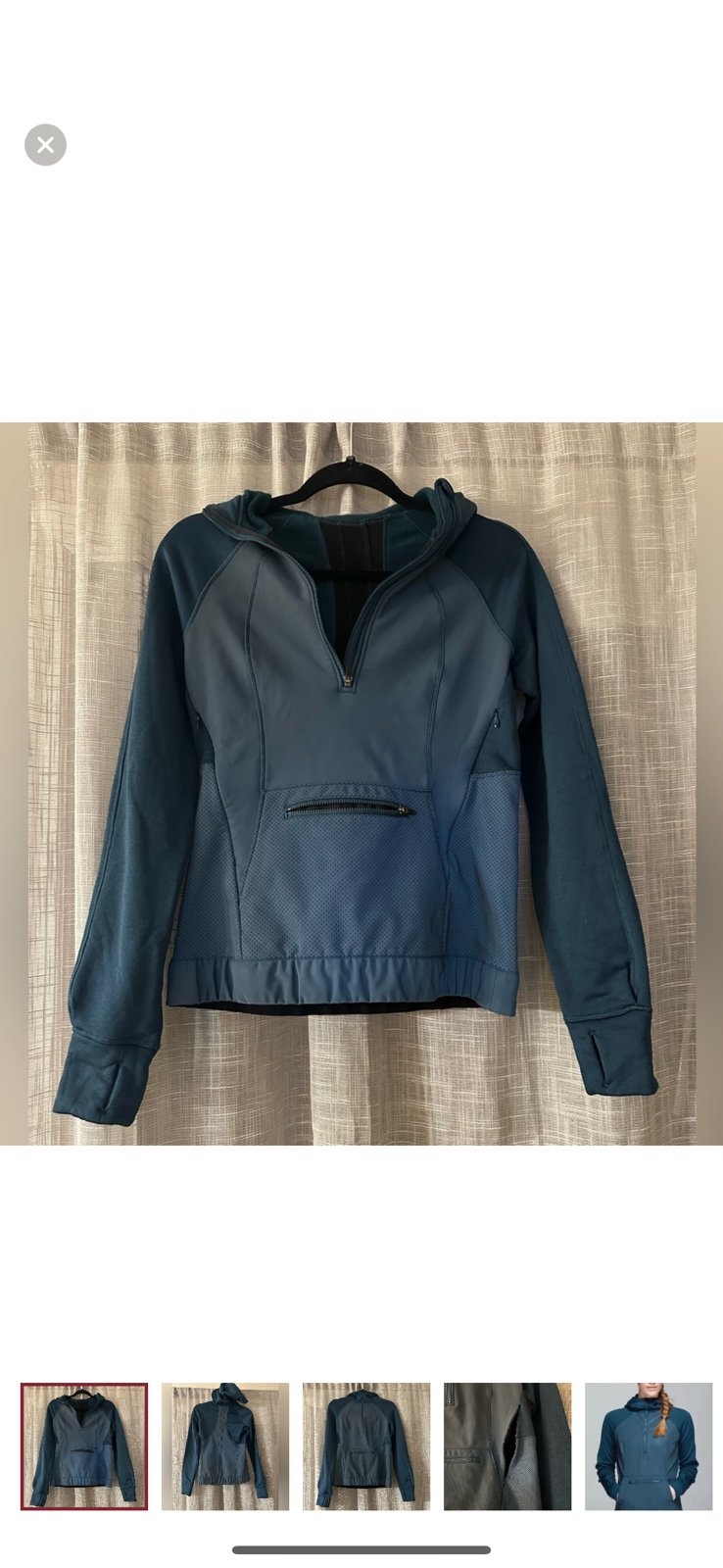 Lululemon Let's Get Visible Reflective Hoodie SZ 4