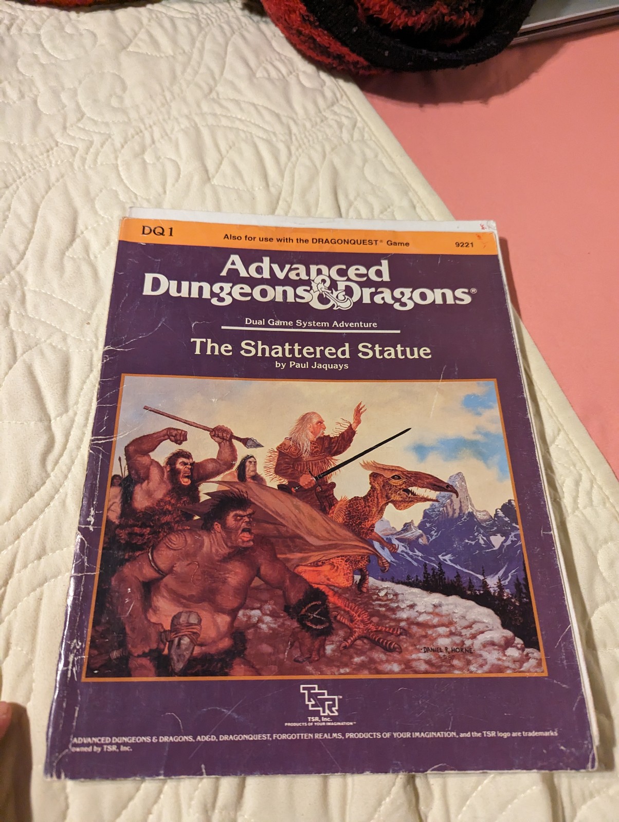 DQ1 THE SHATTERED STATUE DUNGEONS & DRAGONS AD&D TSR 9221 - 1 MODULE   See pics