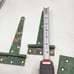2 Vintage Green Barn Door Strap Hinges