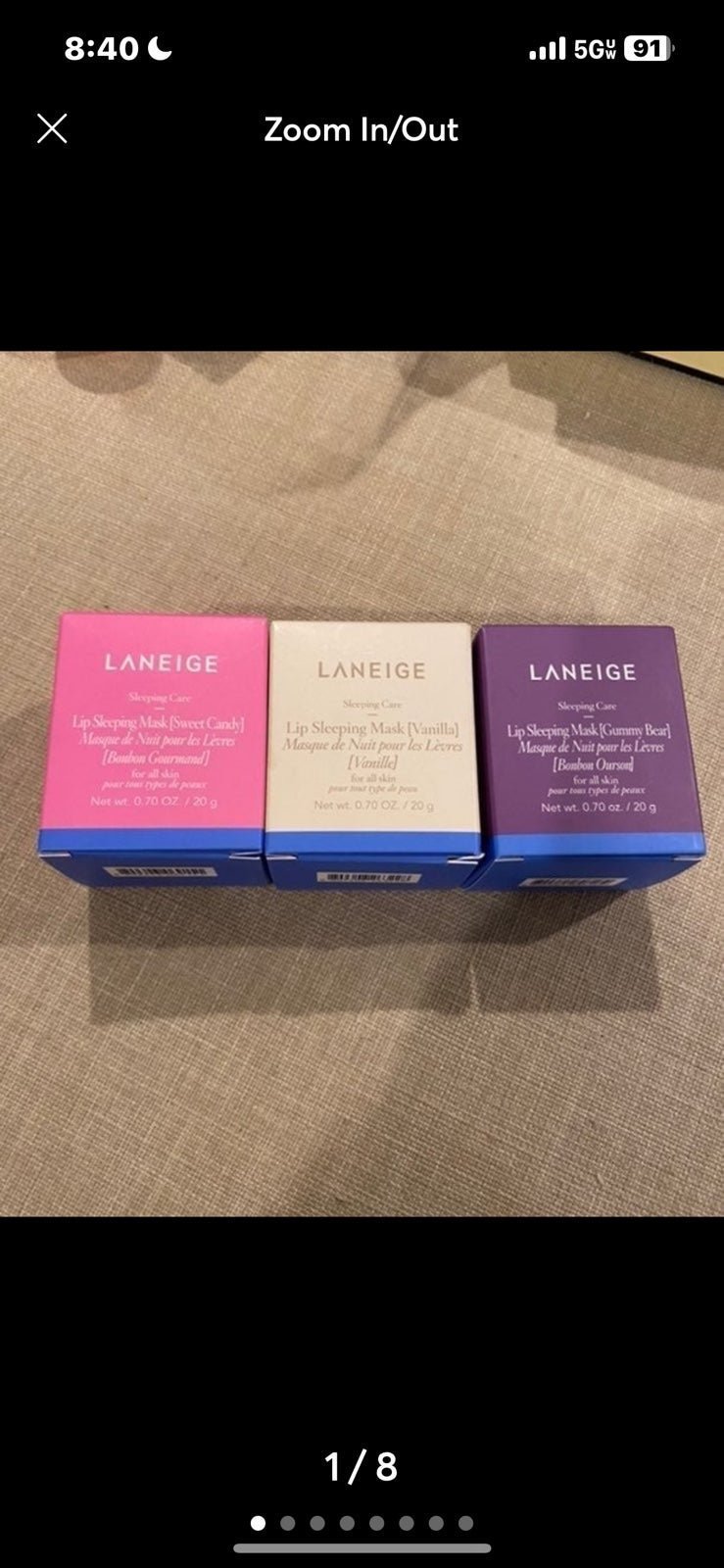 LANEIGE CANDY SHOP LIP MASK TRIO