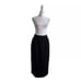 Vintage Michele New York Designer Black Maxi Skirt Formal Work Wear US Size 10