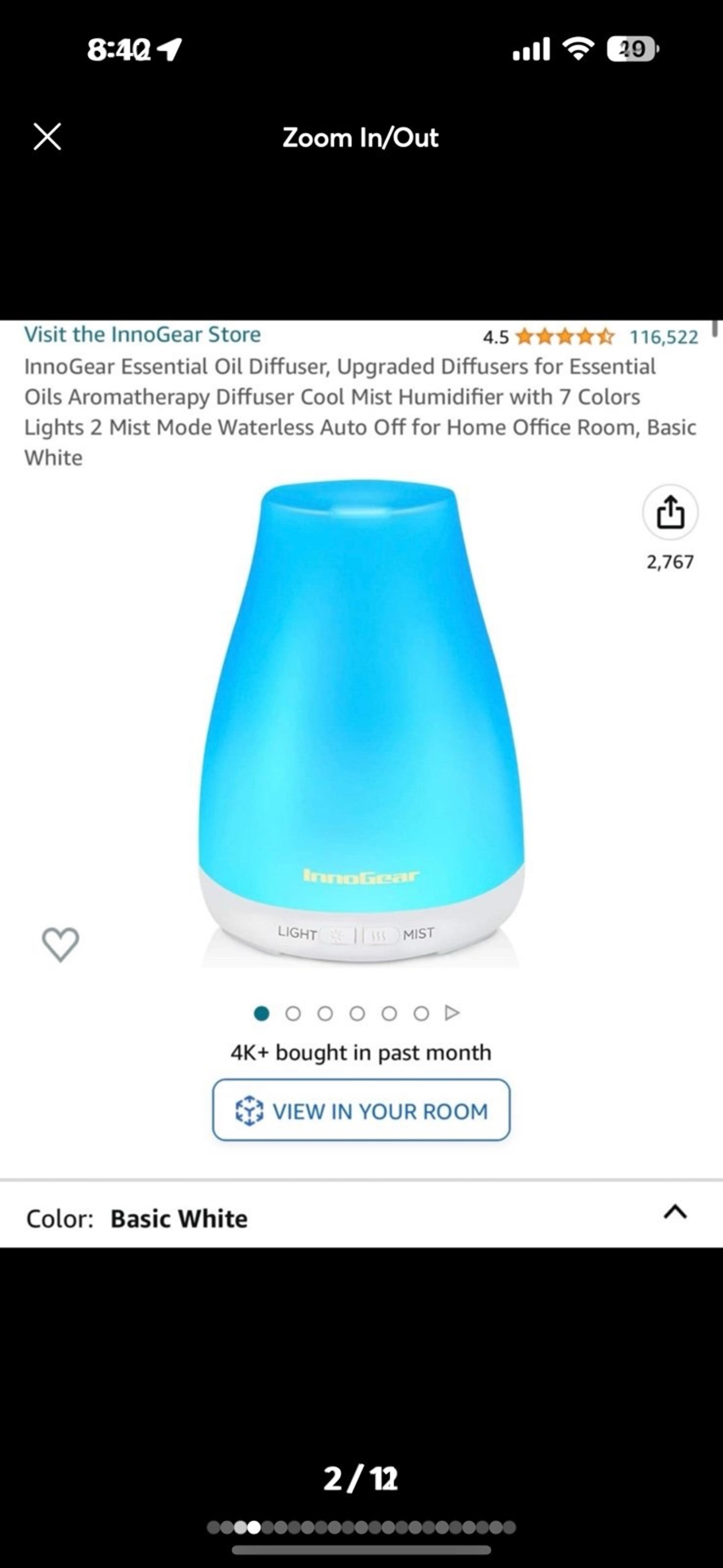 InnoGear Essential Oil Diffuser