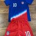 Christian Pulisic Kids Medium 8-9 US Soccer Jersey Youth Toddler 2 Piece Kit