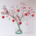 Valentine's Day Heart Shaped Ornaments Valentines Heart Decorations 36Pcs