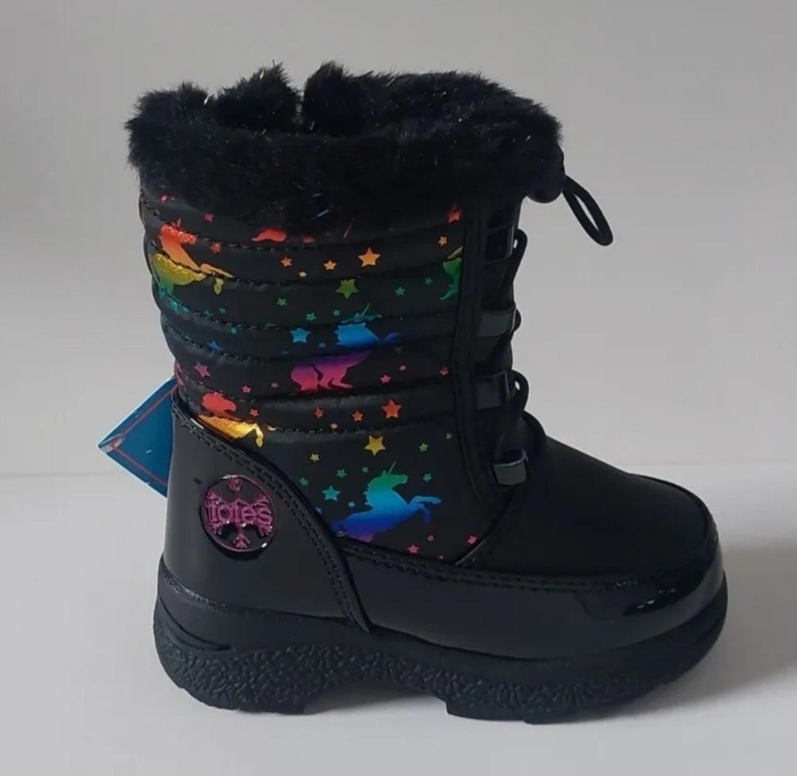 Totes Reena toddler Girls waterproof snow boots size 6 M