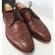 Allen Edmonds Men's Dress Shoes Size 9 Oxford Delray 1298 Split Toe Color Brown