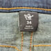 True Religion Ricky Jeans Mens 34 Blue Denim Relaxed Straight Dark Wash Zip