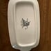 Antique Wedgwood butter plate tea leaf ironstone