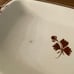 Antique Wedgwood butter plate tea leaf ironstone
