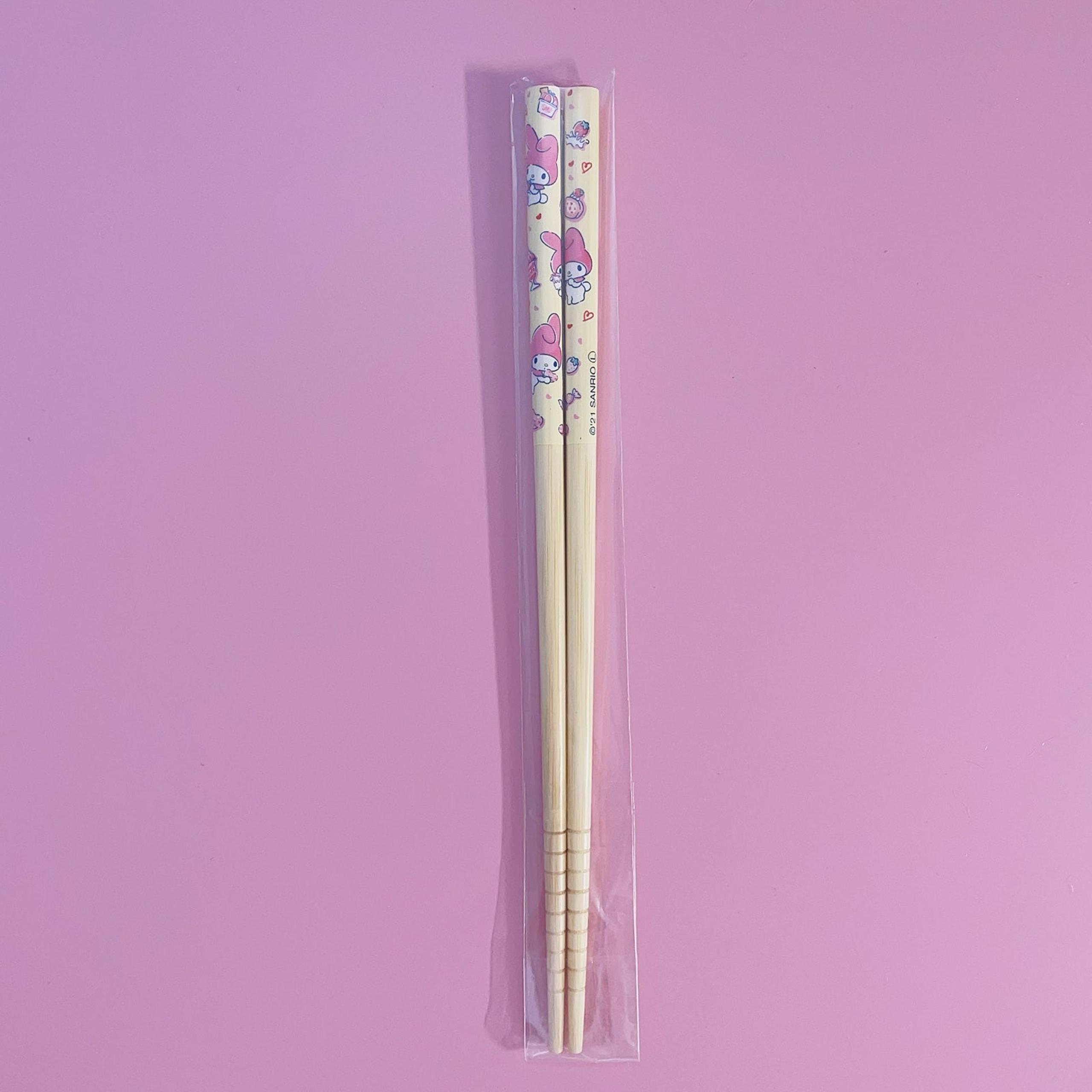 Sanrio My Melody Bamboo Chopsticks