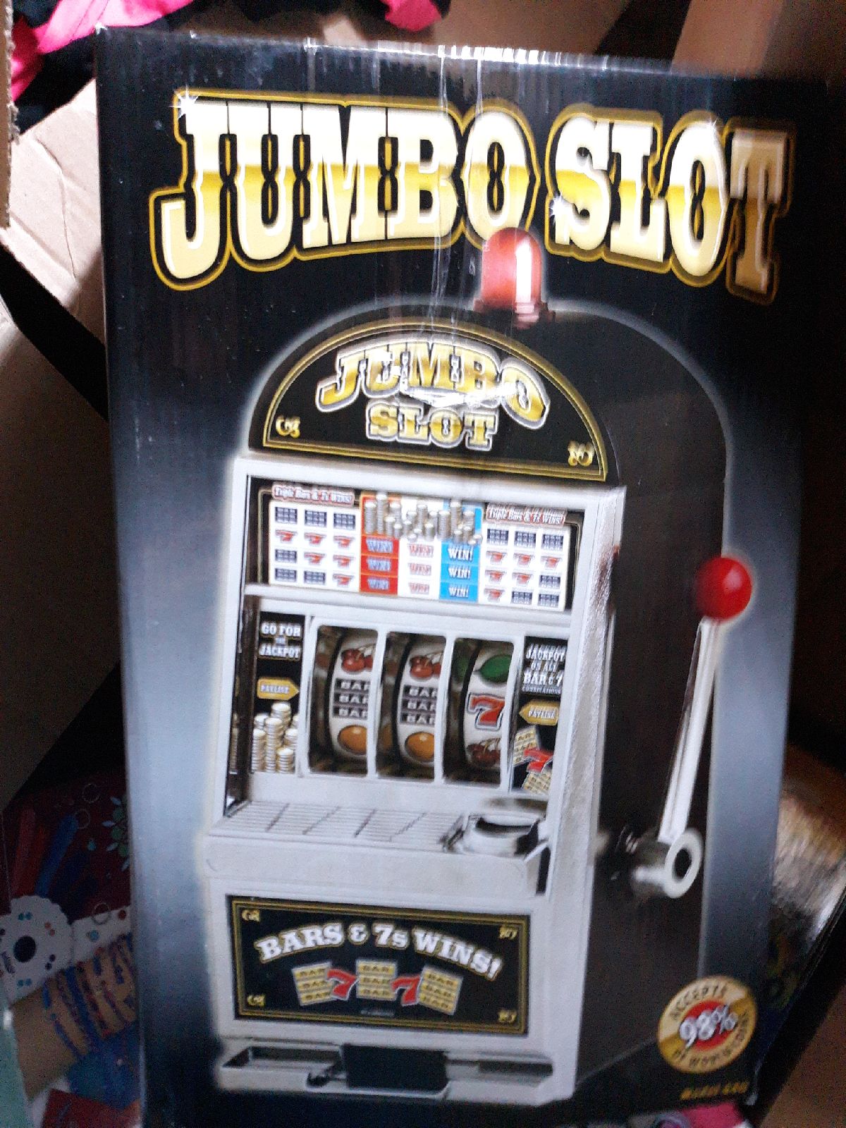 Jumbo slot savings bank