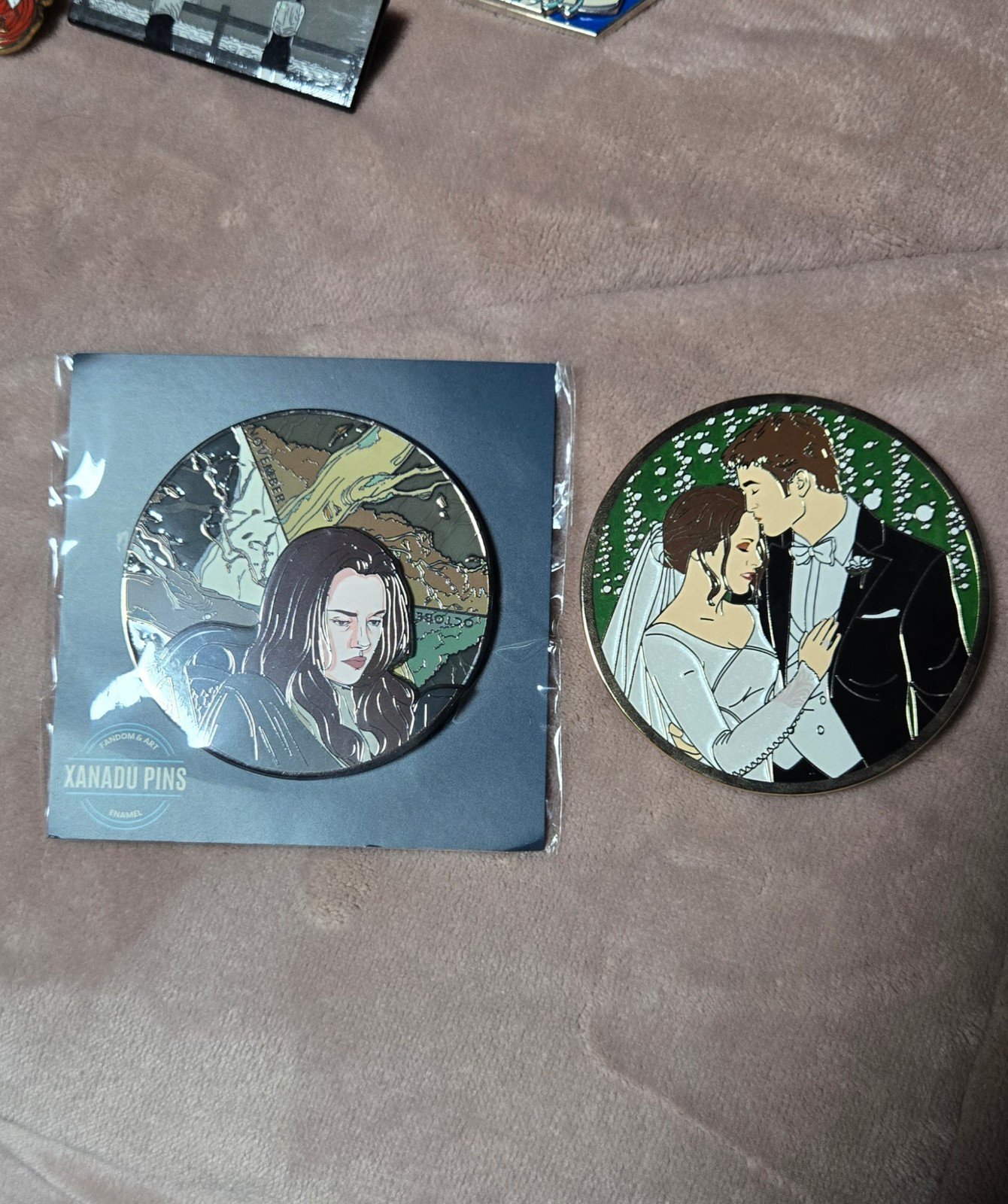 Bella and Wedding Pin Set