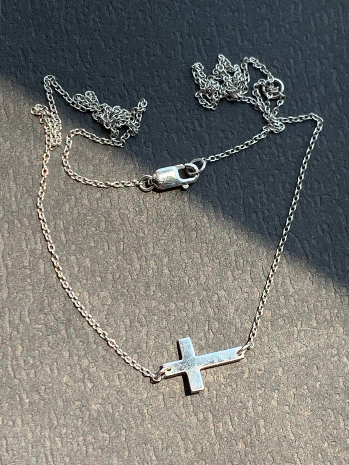 14k gold cross necklace