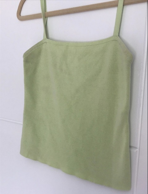 Mint green cami