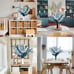 Blue Pampas Grass, Pampas Grass Bouquet , Dried Flower Bouquet