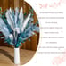 Blue Pampas Grass, Pampas Grass Bouquet , Dried Flower Bouquet