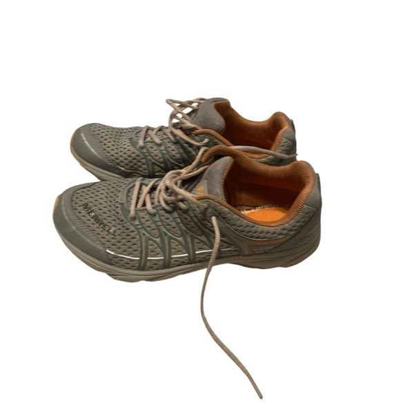 Merrell Womens Mix Master Move Glide Wild Dove Sneaker Shoes Gray Orange Size 9