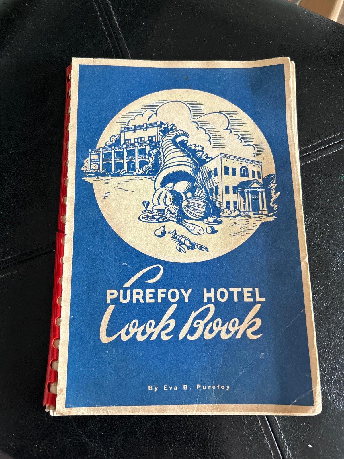 PUREFOY HOTEL COOK BOOK by Eva B. Purefoy RARE 1st Edition 1941 Talladega AL