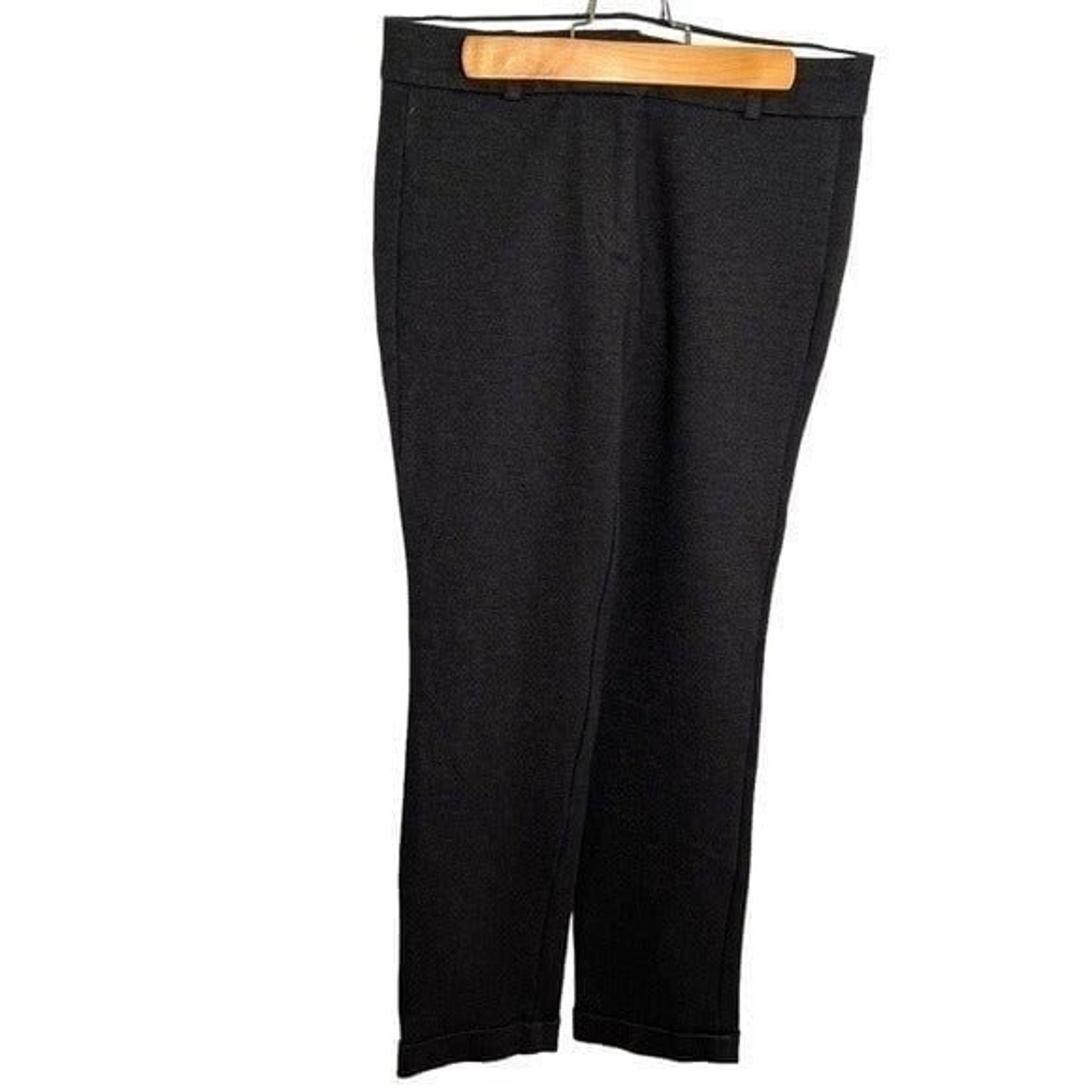 Lands’ End Ponte Dress Pant Charcoal Gray
