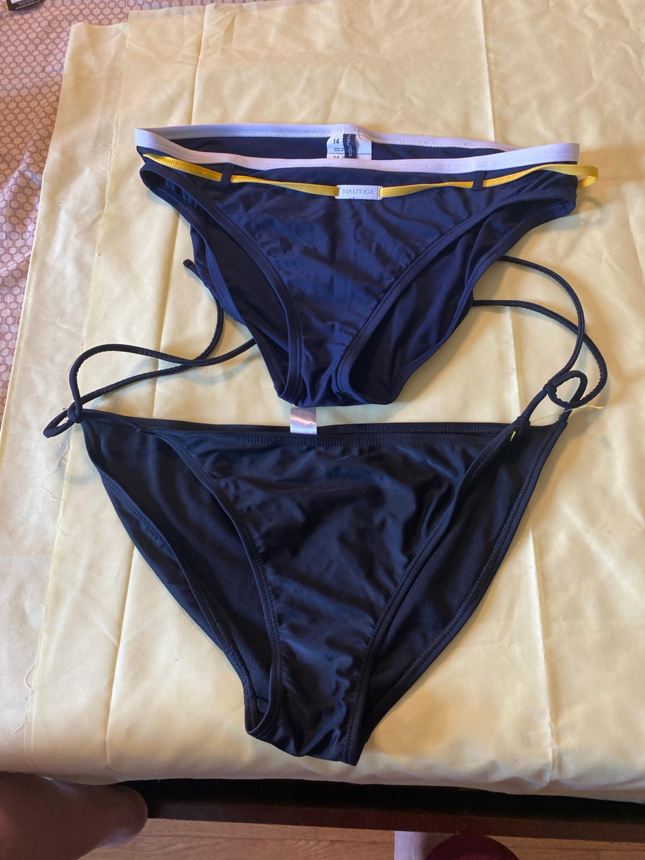 Two bikini bottoms size Large