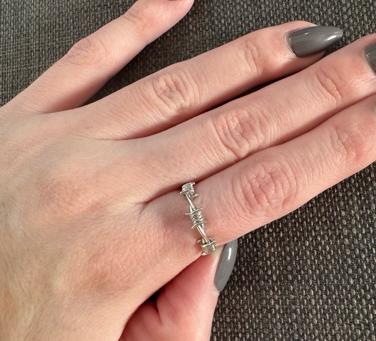 NWOT Sterling Silver Barbed Wire Ring