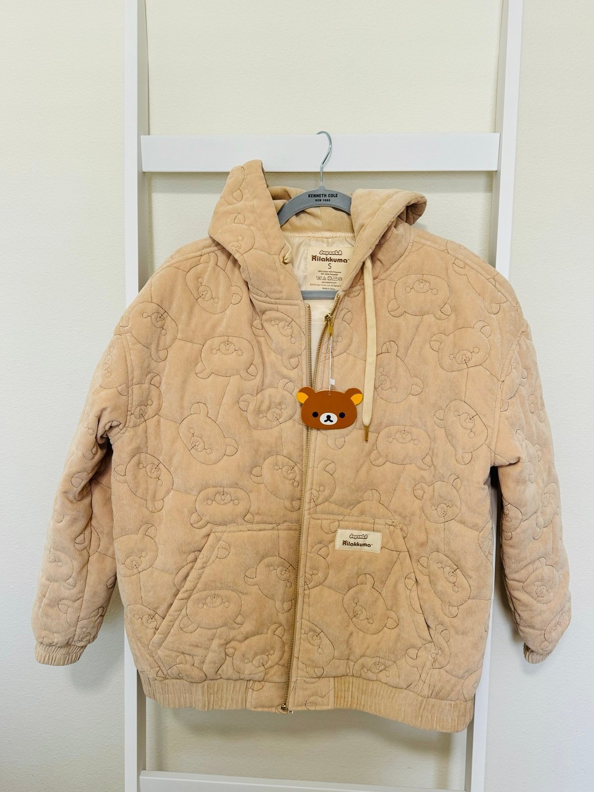 Rilakkuma JapanLA Quilted Puffer Hooded Jacket - Size S