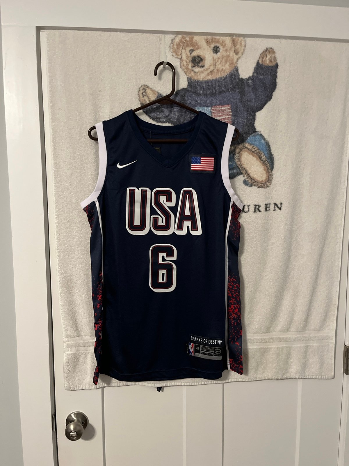Lebron James #6 USA OLYMPICS Basketball Jersey