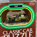 Vintage 1976 Reiss Classic Car Puzzle Yellow Fiat Style #381 New Sealed