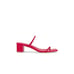 RAYE Etienne Low Heel in Red Leather 8 with Box Womens sandals
