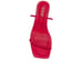 RAYE Etienne Low Heel in Red Leather 8 with Box Womens sandals