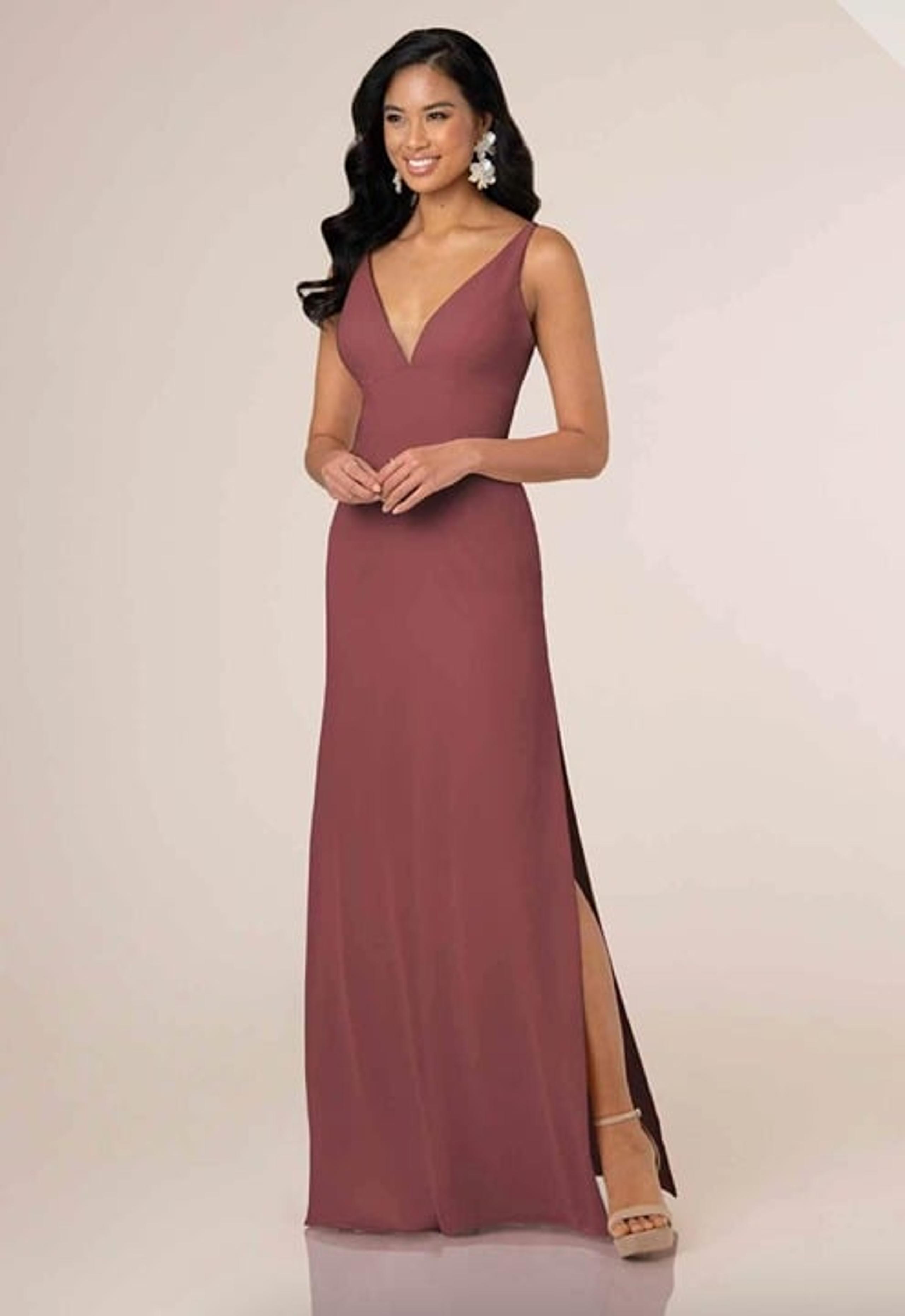 Sorella Vita Chiffon Bridesmaid Gown (in Sangria)