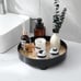Decorative Tray Coffee Table Tray Round 12 Inch Black
