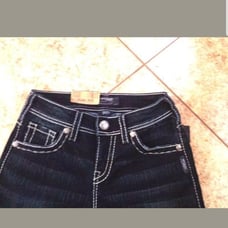 Silver Suki Jeans Capri Blue Sz 24 New women's
