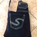 Silver Suki Jeans Capri Blue Sz 24 New women's