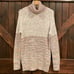 Prana Cotton Tunic Turtleneck Abelle Sweater Size L Admiral Blue 9459