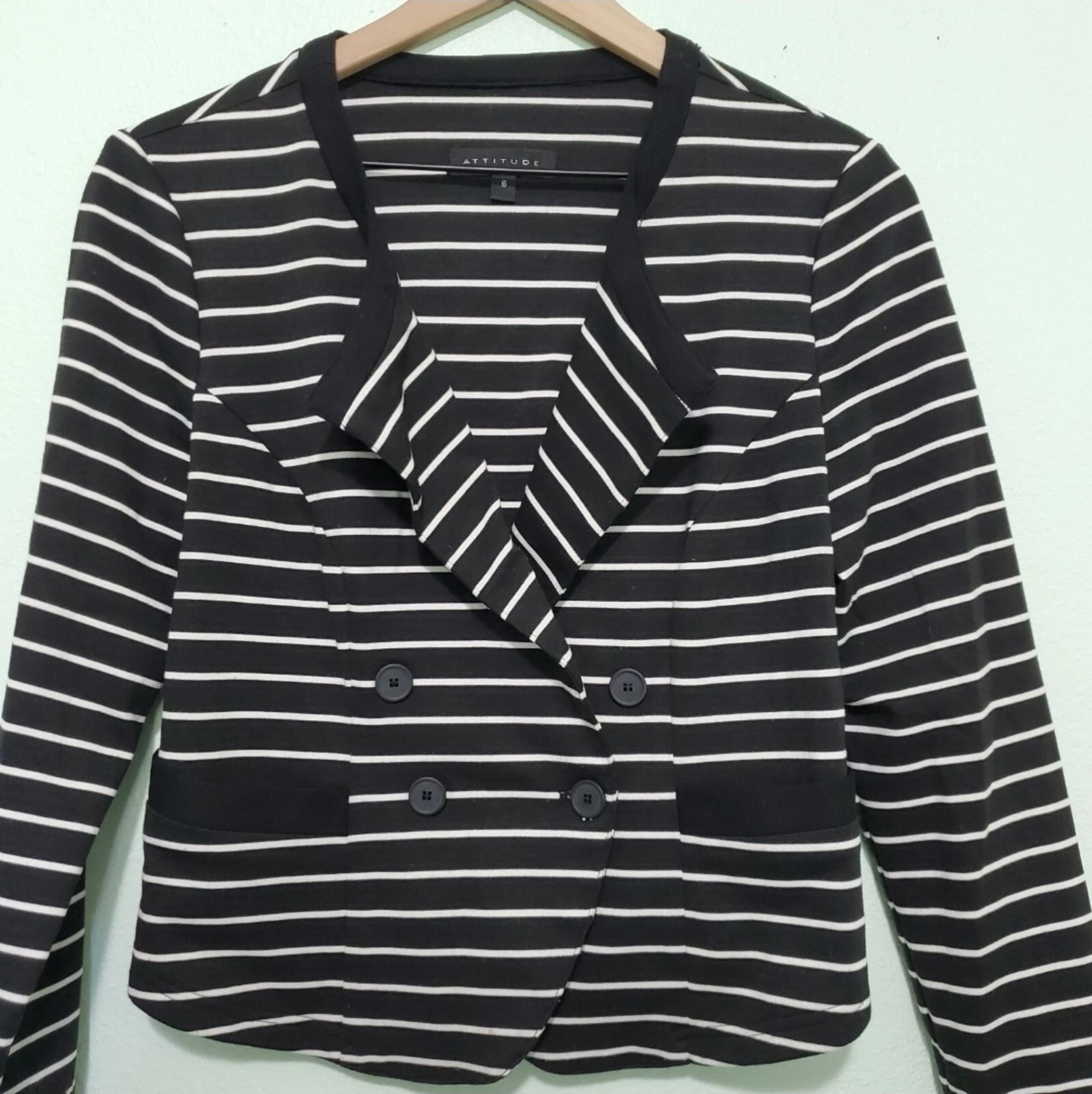 Attitude • Striped Blazer