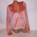 Victoria Secret Crop Hoodie Sweater XL Velour Super Soft Solid Full Zip Long Sle