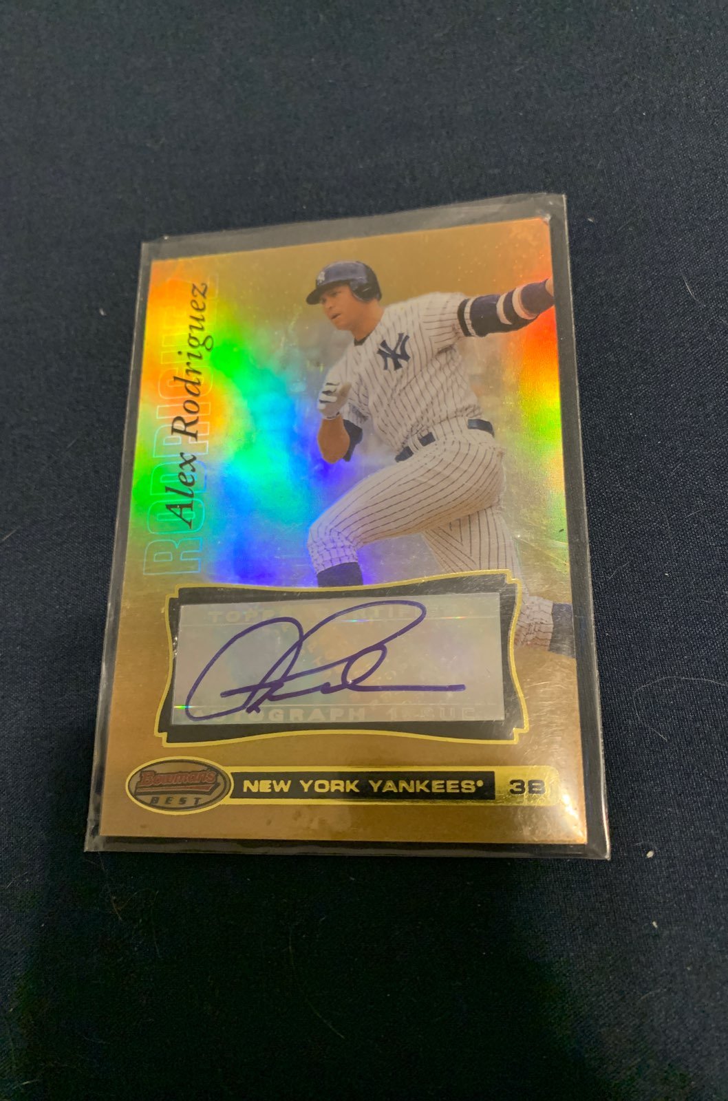 RARE 2007 Alex Rodriguez Autographed Bow