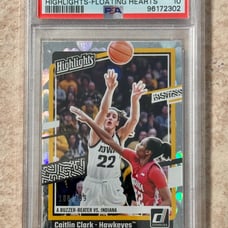 2024 PANINI CLARK FLOATING HEARTS PANINI #H6 CAITLIN CLARK RC PSA 10 Gem Mint