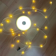 Camping String Lights, 2 in 1 Outdoor String Lights with 8 Lighting Modes