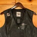 Women’s HARLEY-DAVIDSON HD Motorcycle Riding Leather Vest Jacket XL w/ Pins HDMC