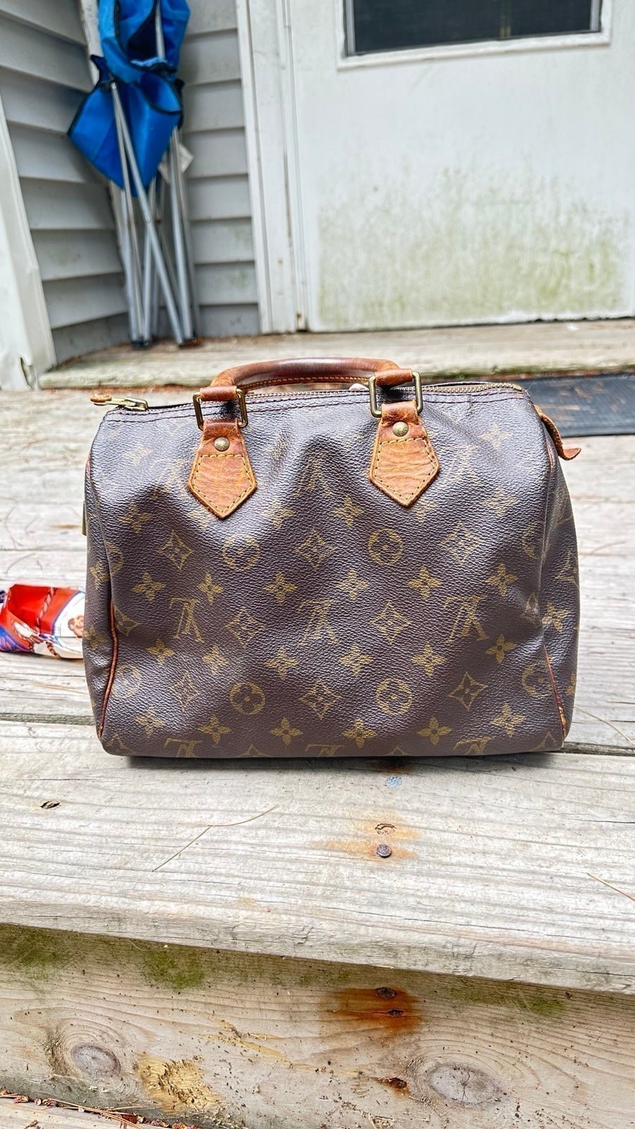 Louis Vuitton Speedy Bandouliere Monogram 25 Brown Shoulder Bag
